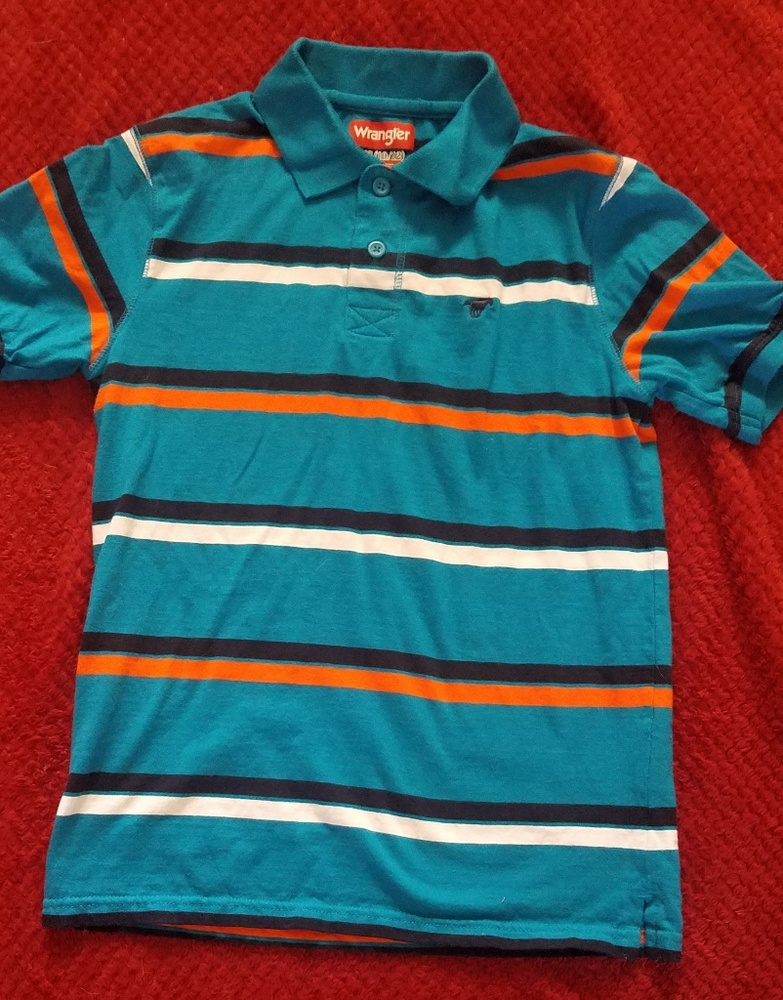 Blue Polo Short Sleeve Shirt